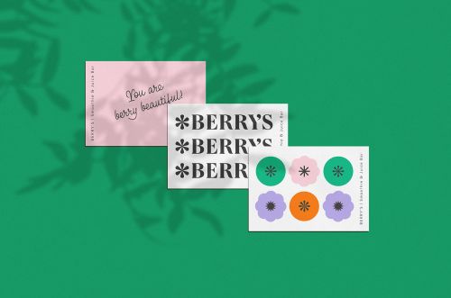 Berry's - Vizuální styl fresh baru